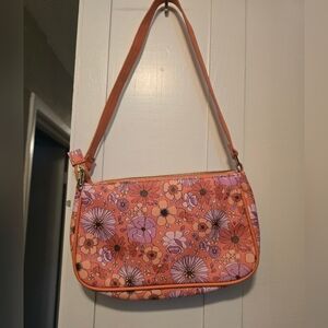 Wild Fable Floral Pink and Orange Shoulder Bag